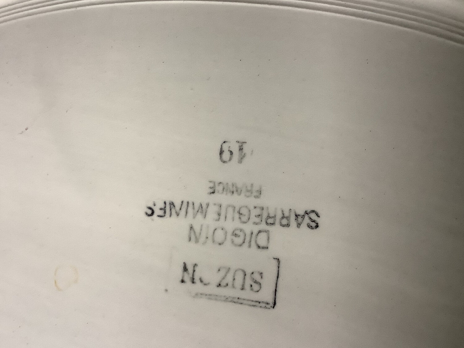 Flat oval sarguemines suzon