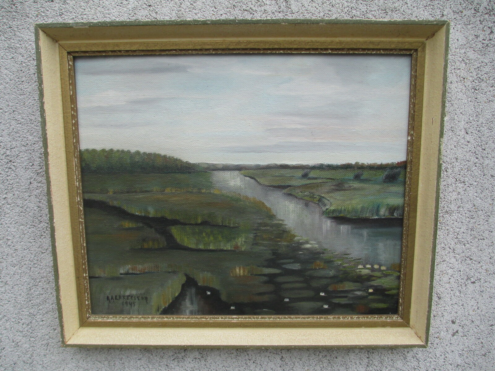 Oil Landscape, Sweden, 1940s
