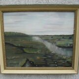 Oil Landscape, Sweden, 1940s