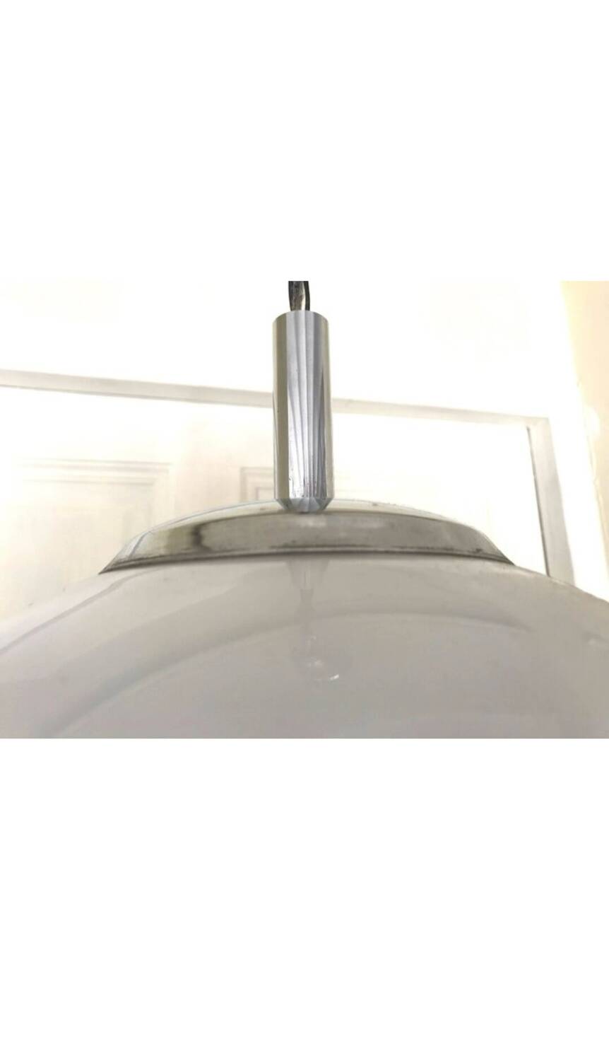 Vistosi Murano glass globe, Italy 1980s