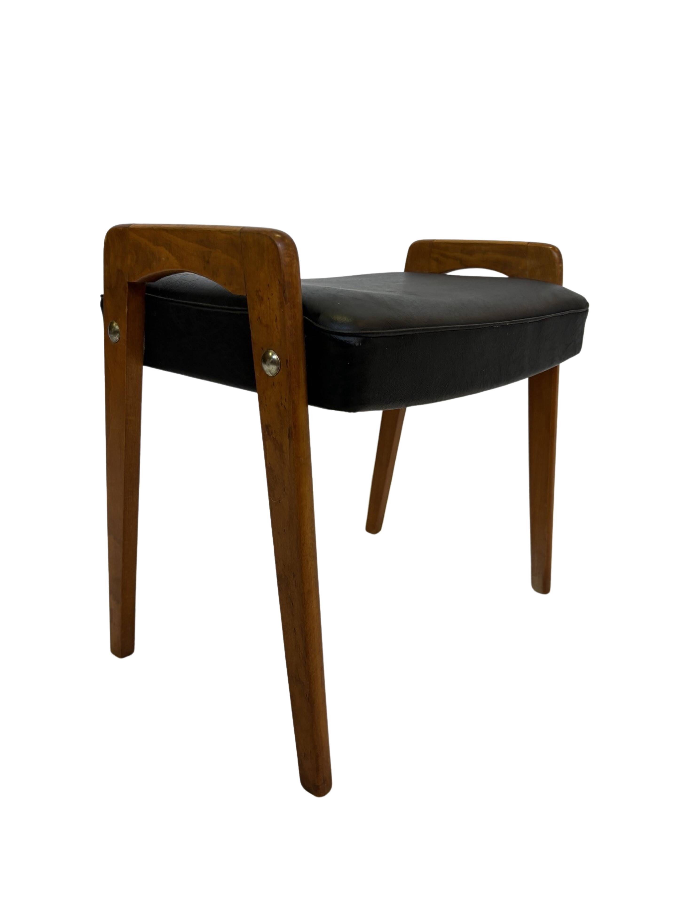 Vintage Footstool Ottoman Danish Design 1960s