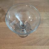 Coupe à champagne verre ciselé épi