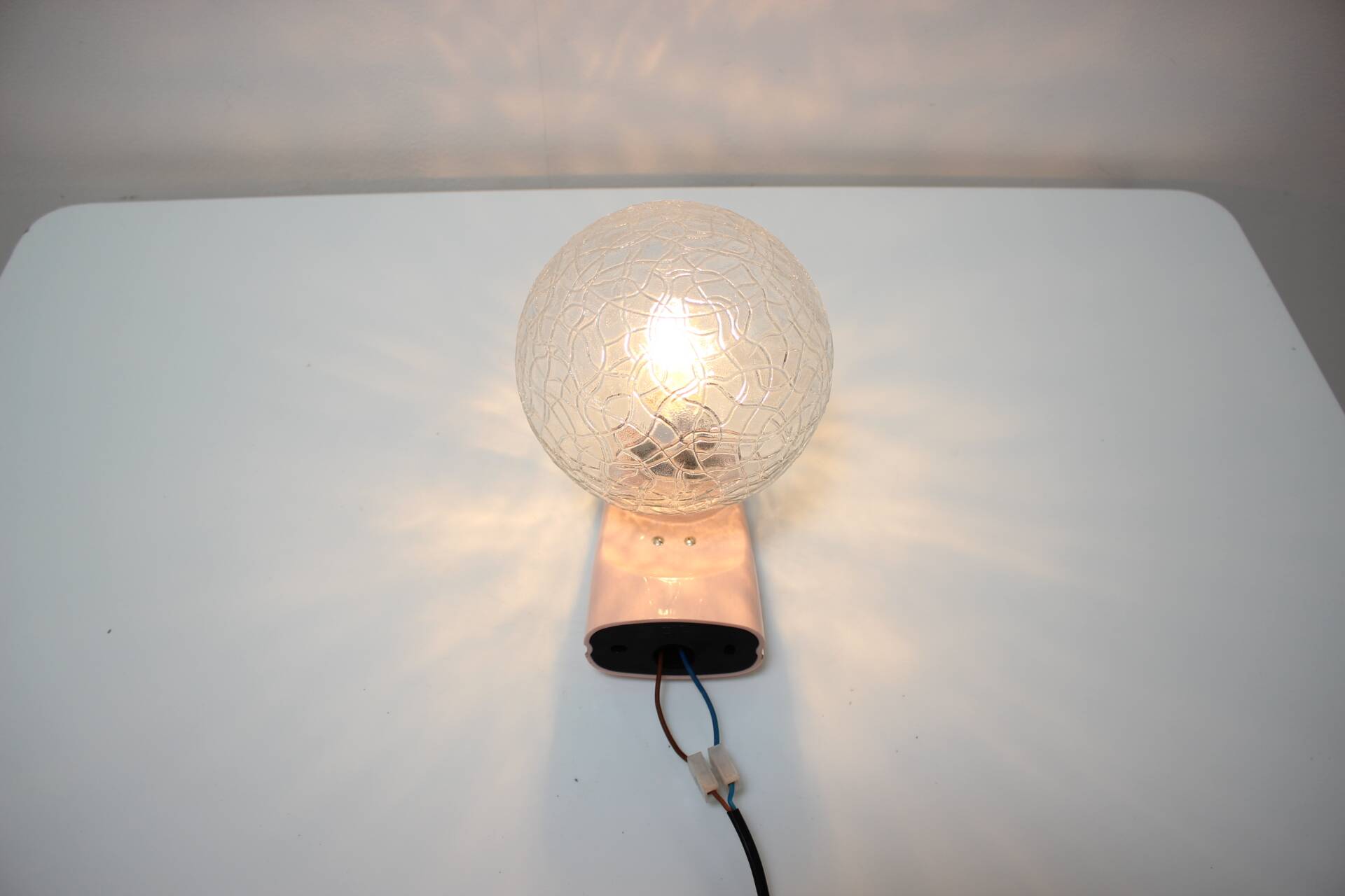 Midcentury Wall Lamp by DusselPlastic, 1980s, Germany