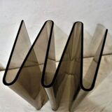 Magazines rack, smoked plexi