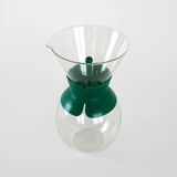 Glass coffee pot, Danish design, 1980s, manufactured by Bodum