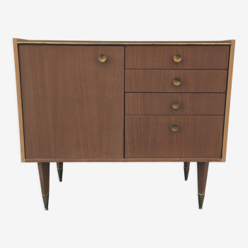 Scandinavian style teak chest of drawers