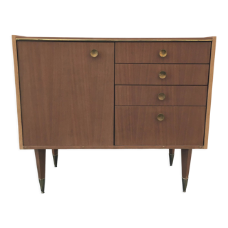 Scandinavian style teak chest of drawers