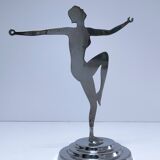 Metal jewelry holder Art Deco style bathroom decor