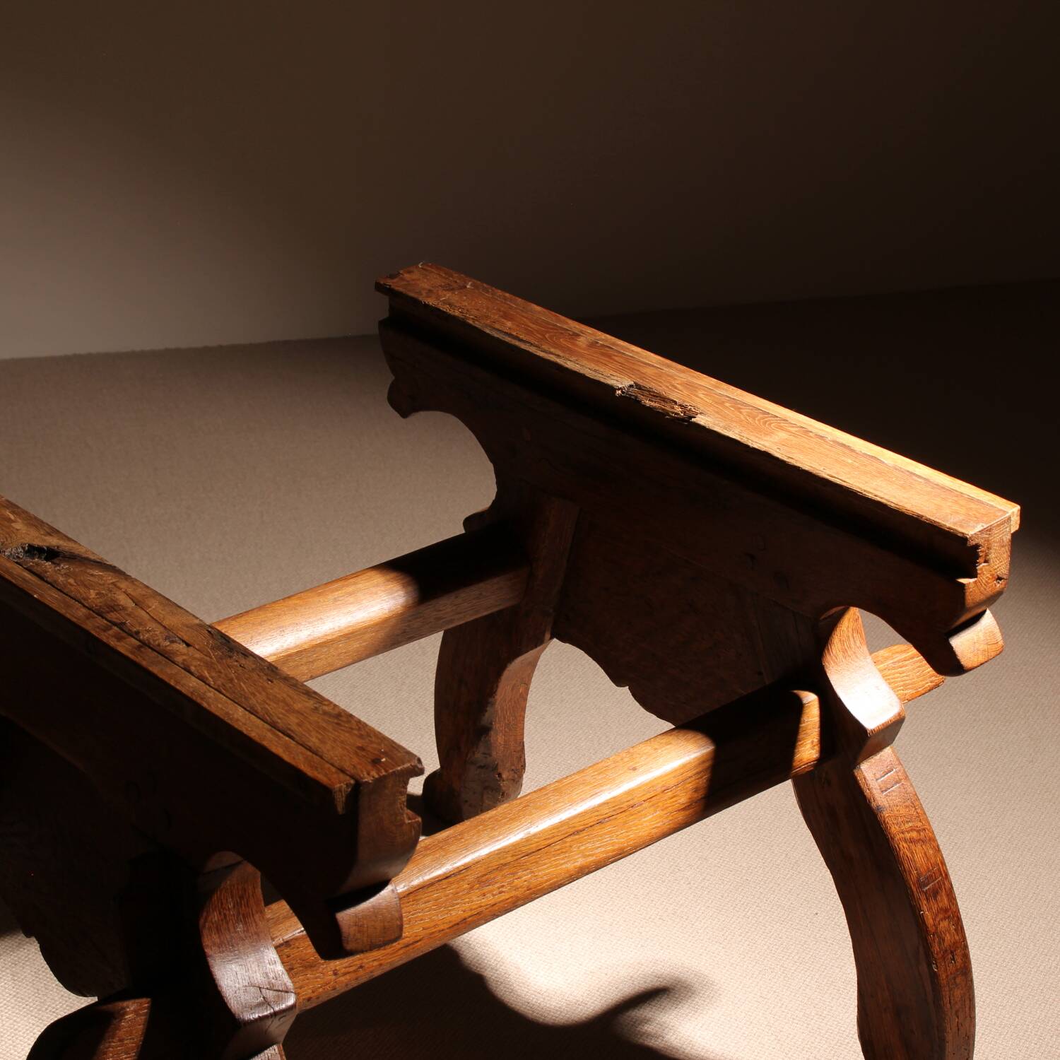 Table de ferme rustique 'Jogltisch' en chêne massif | Région alpine
