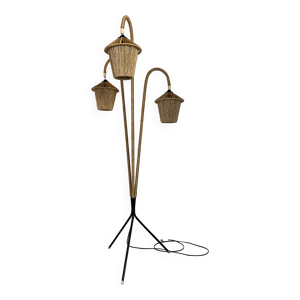 lampadaire vintage tripode