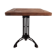 Square bistro table