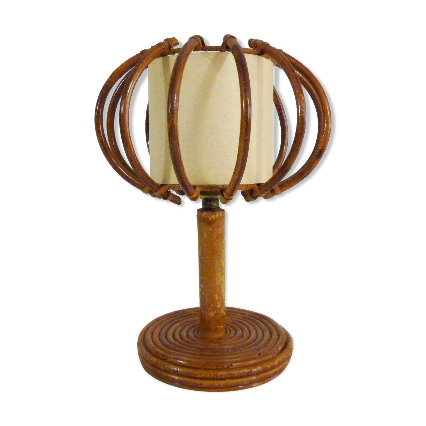 Louis Sognot vintage bedside lamp, years 50