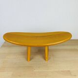 Wooden meditation stool