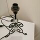 Paire de lampes en fer forge