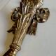Art Nouveau wall light in bronze and glass paste - early 20th century
