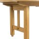 Guillerme et Chambron. Natural oak table. 1970s.