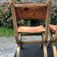Set of 4 vintage brutalist chairs by Bram Sprij, Netherlands 1960s. in beech.