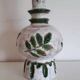 Lamp base with incised decoration