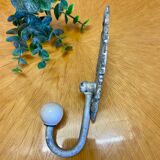 Shabby gray patina hook