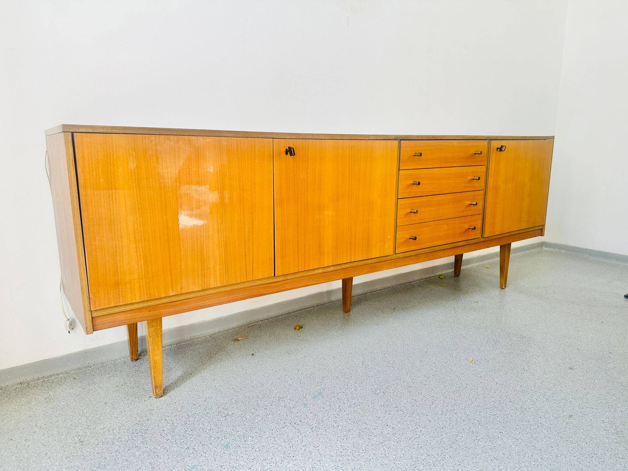 Large Mid-Century Sideboard 'Soziales Wohnen' 1960