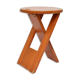 Vintage wooden folding stool
