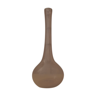 Vase en verre bullé signé Biot 1970