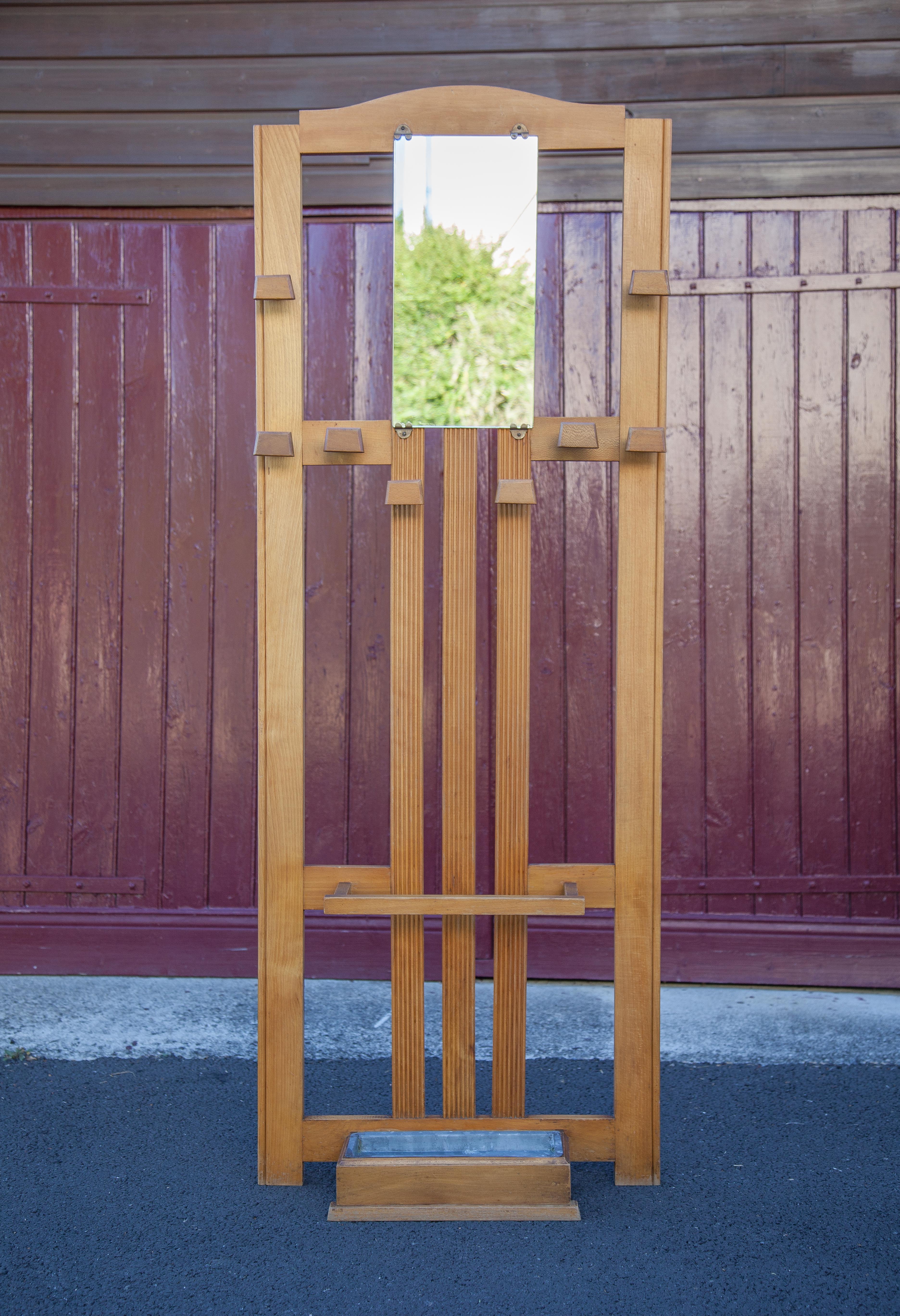 Coat rack wardrobe 50s