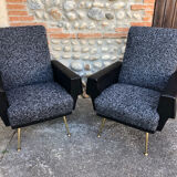 Pair of armchairs 60's