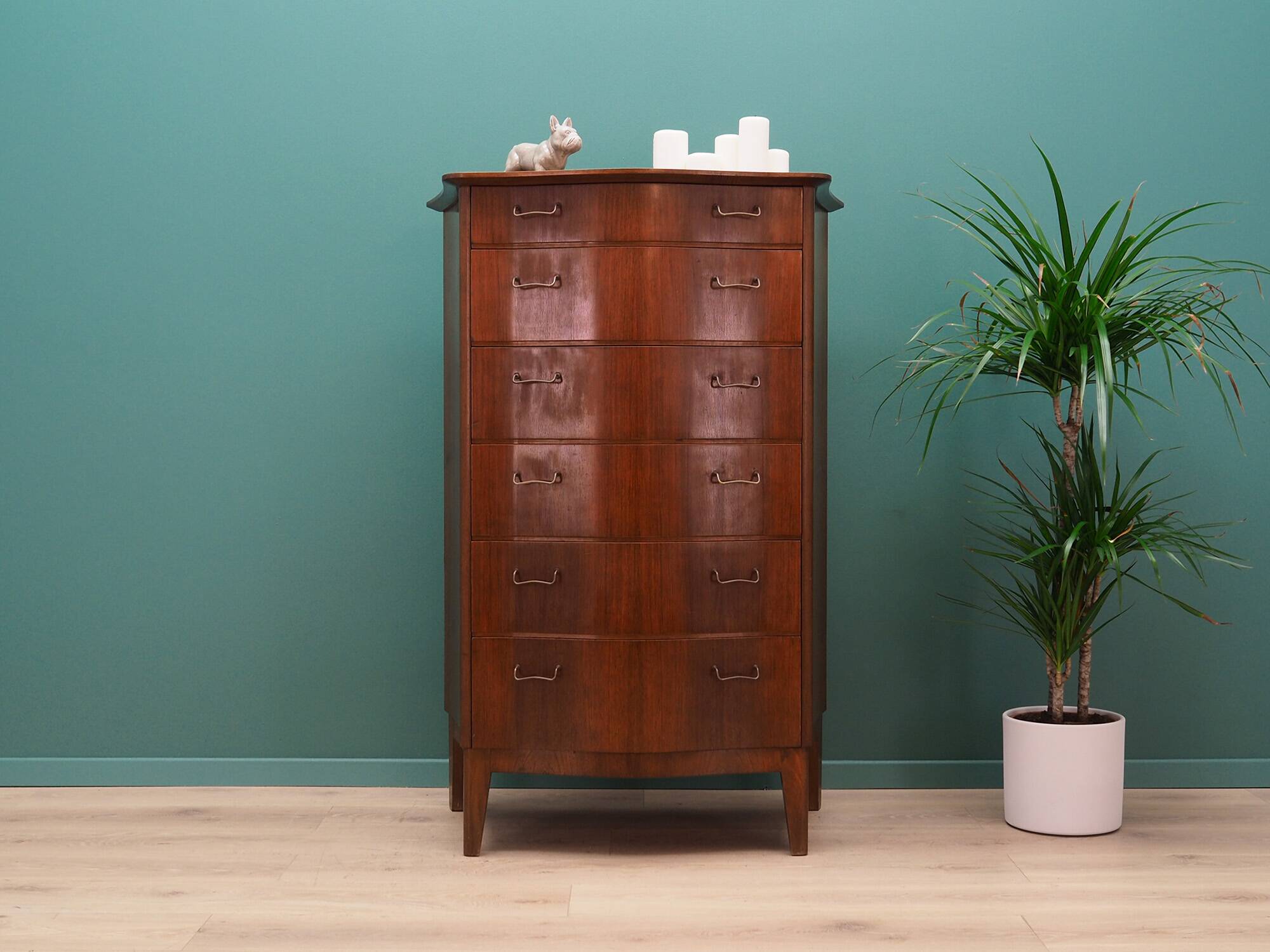 Mahogany chest of drawers, Danish design, 1960s, manufacturer: Øm Mobelfabrik