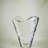 Baccarat crystal vase model Wave