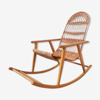 Rocking-chair rattan