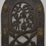 Carved door