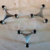 3 old Nagel design candlesticks from the 1960s
