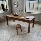 Farmhouse table in elm and pine 2m