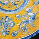 Large grotesque plate (Urbino/Castelli style), made in Italy, pei