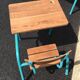 Lot of two school desk