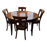 Roche Bobois oval cherry table