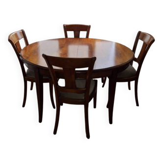 Roche Bobois oval cherry table