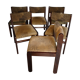Set de 6 chaises 1980 style scandinave