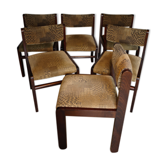 6 chairs 1980 Scandinavian style