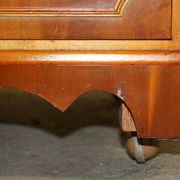 Wooden buffet TV in yew Abbey Craft Mid-Century Modern Sheraton details