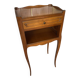 Antique nightstand louis xv style cherry wood drawer + vintage case