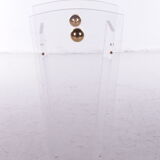 Porte-parapluies en plexiglas Charles Hollis Jones avec accents en laiton, 1970