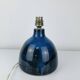 Vintage blue ceramic lamp, 1960s