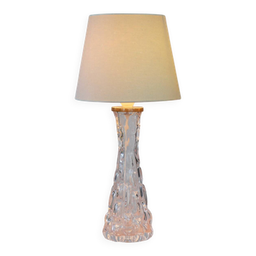 Carl Fagerlund Crystal Glass Table Lamps. Orrefors, Sweden