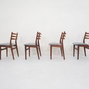 Lot de 4 chaises de salle à manger par Topform, Pays-Bas 1960