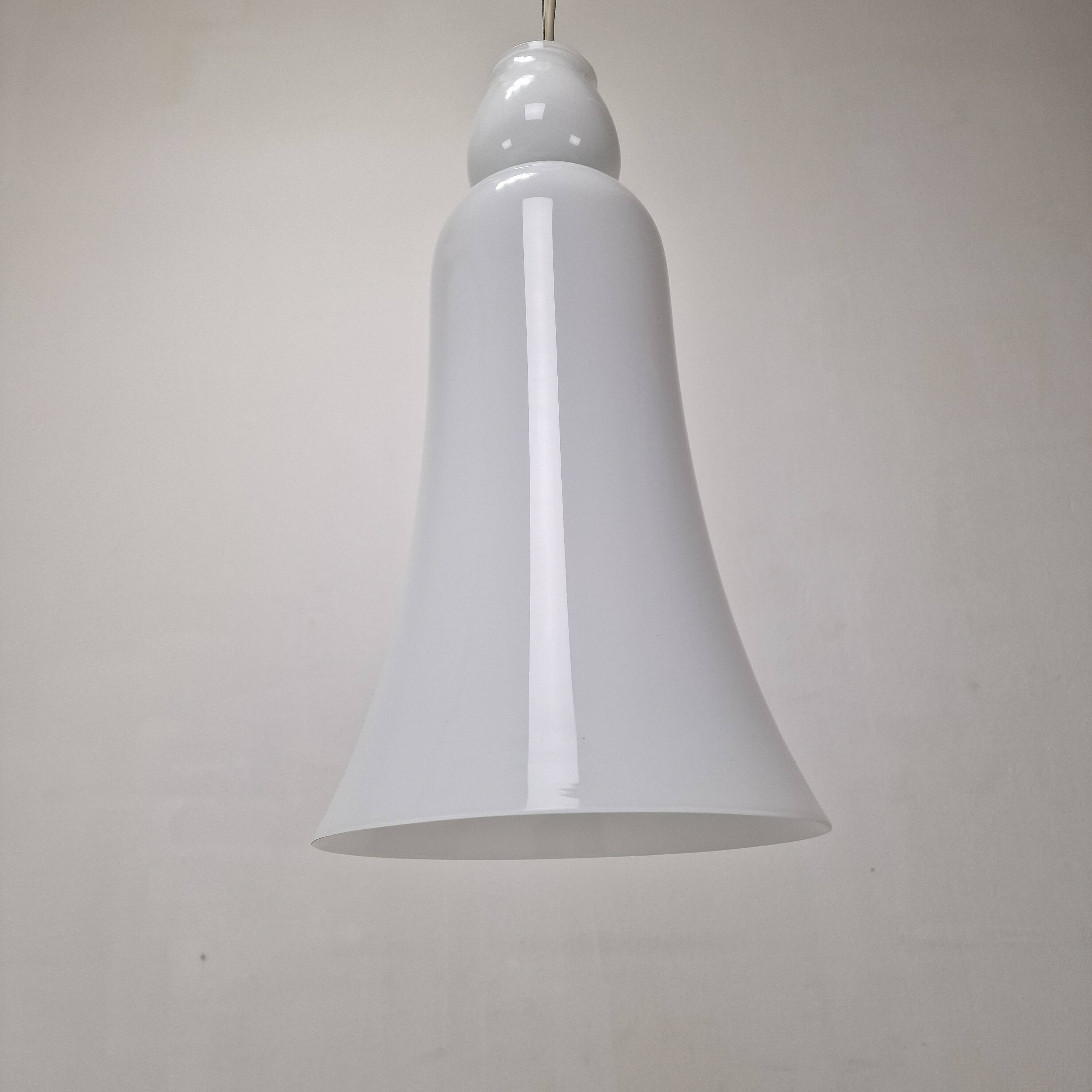 Anni Trenta Luce Chandelier by Venini in White Murano Glass