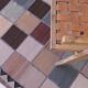 Vintage Kilim Checkered Rug - 179 x 122 cm