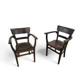 2 chaises de salle à manger / marquées "twente" / années 1930