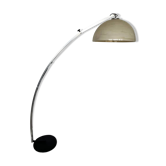 Design midcentury Harvey Guzzini style adjustable floor arc lamp, around 1970